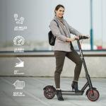 Electric Scooter Adults, Up to 21 MPH, Folding E-Scooter Built-in Side Lights