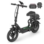 AOVOPRO Electric Scooter, 21-28 Miles Range, Folding E-Scooter / Dual Suspension