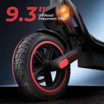 Electric Scooter 9.3" Dual Off-road Tires 750W 14Ah Folding Commuting E-Scooter