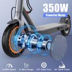 Sigravy 350W 19MPH Electric Scooter Adult 21Miles Foldable e scooter APP Control