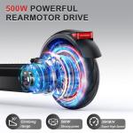 AOVOPRO ESMAX 500W Electric Scooter 22 Mph Max Speed 10'' Foldable Waterproof