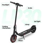 Ladped ELECTRIC SCOOTER LONG RANGE FOLDING 25 KM/H E-SCOOTER 2025 URBAN COMMUTER