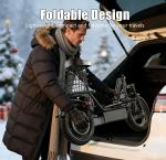 Electric Scooter with Seat 45Miles 30MPH 14" Adjustable Commuting Scooter Gifts