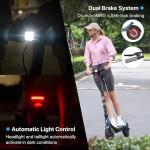 ADULT ELECTRIC SCOOTER 350W 10.2AH 30KM LONG RANGE  URBAN COMMUTER E SCOOTER