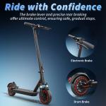 AOVOPRO AP07 Electric Scooter Adults Foldable EScooter Double Shock Absorption