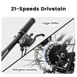 27.5inch Full Suspension Mountain Bike 21 Speed Mechanical Disc Brakes Men Women