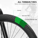 26 inch Mountain Bike for Adults, 21 Speed Lightweight Aluminum Alloy Frame