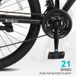26 inch Mountain Bike for Adults, 21 Speed Lightweight Aluminum Alloy Frame