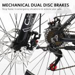 26 inch Mountain Bike for Adults, 21 Speed Lightweight Aluminum Alloy Frame