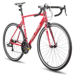 HH HILAND 700c Road Bike 14 Speed, Aluminum Frame Racing Bike, City Commuter Bicycle for Men Women