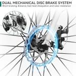 YITAHOME 700C Road Bike, 21 Speed Commuter Bicycle for Men Women, Lightweight Aluminum Frame Racing Bike, Adult Bicycle with Dual Disc Brake