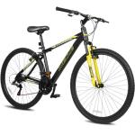 WEIZE Hardtail Mountain Bike, 29 Inch Wheels Outdoor Cycling Bike, 21-Speed Trigger Shifter, Aluminum Frame for Men and Women, Comfort Saddle, MTB Bicycle with Suspension Fork, Black