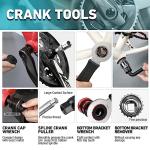 DURATECH 41 Pieces Bike Repair Tools, Complete Bike Tools Kit with Storage Box, Mountain Bike Maintenance Tools, for Mountain, Road, and Park Bicycle with Chain Riveter, Tire Levers, Crank Puller