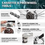 DURATECH 41 Pieces Bike Repair Tools, Complete Bike Tools Kit with Storage Box, Mountain Bike Maintenance Tools, for Mountain, Road, and Park Bicycle with Chain Riveter, Tire Levers, Crank Puller