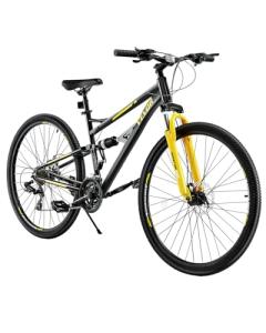 VEVOR Mountain Bike,29 inch MTB Bicycle with Full Dual Suspension,24 Speeds Twist Shifting,Dual Disc Brakes,Aluminum Alloy Frame, for/Men/Women
