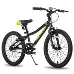 HH HILAND 20 Inch Kids' Bicycles Mountain Bike for Boys, Girls 5+ Years Old, Single Speed Kids Bicycles with Dual Handbrakes, Child Bike Black