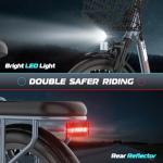 Carom Peak 560W Electric Bike for Adults, 36V Removable Battery, Up to 15Miles&20MPH, 20" Fat Tire Electric Scooter with Basket&Adjustable Seat, Foldable Adult Electric Bicycle for Commuting (Grey)