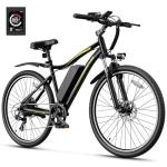 Heybike Electric Bike for Adults, 1200W Peak Brushless Motor, up to 50Miles, 28mph Max Speed Electric Mountain Bike, 480WH Removable Battery Ebike, 27.5'' Tires, 7-Speed and Front Suspension