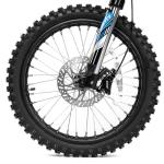 HAPPYRUN G300 Pro Electric Dirt Bike for Adults, 72V 30Ah Battery, 6500W Motor, 50 MPH Speed, 70 Mile Range, 350 Lbs Load Capacity, Hydraulic Brakes (Blue)