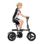 isinwheel U1 Electric Bike for 𝗕𝗶𝗴 𝗞𝗶𝗱𝘀 and Teens Black