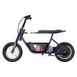 Razor Rambler 12 Electric Retro Mini Bike Ride for Teens Ages 13+, 170 lb Max Weight, Dark Blue – 250W Motor, Up to 14 Mph, 40-Min Run Time, Twist-Grip Throttle, Spoked Wheels w/ 12” Pneumatic Tires