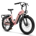SASIKEIBIKE Electric Bike for Adults-Pink