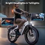 SASIKEIBIKE Electric Bike for Adults-Pink