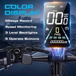 PUJH 1500W Motor Ebike for Adults 48V 17.5Ah 840Wh Fast Electric Bike for Men Women 34 MPH,Up to 80 Miles,29 * 2.1" Tire Suspension for Snow Off-Road Commuter Mountain E-Bike PU1 (White)