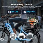 SASIKEIBIKE Electric Bike for Adults-Pink