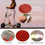 Reflective Stickers - PSLER 36 PCS High Visibility Reflective Tape Waterproof Strips Bulk Safety for Car Motorcycle Bike Trailer Helmet Mailbox Bag, 1.18 x 3.15 Inch