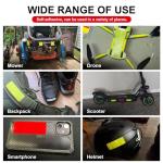 Reflective Stickers - PSLER 36 PCS High Visibility Reflective Tape Waterproof Strips Bulk Safety for Car Motorcycle Bike Trailer Helmet Mailbox Bag, 1.18 x 3.15 Inch