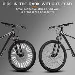 Bike Spoke Reflector, 96Pcs 360° Visibility Bike Spoke Reflectors, Waterproof Bicycle Reflective Clips Warning Spoke Lights Covers- Fit for Mountain and Road Bikes (1.9-2.4mm)