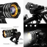 2 Sets USB Rechargeable LED Bicycle Headlight Bike Front Rear Lamp Cycling Light