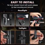 9000LM Super Bright LED Bike Light USB Rechargeable Bicycle Front Rear Headlight