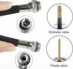 Mini 100PSI Bike Air Pump Portable MTB Bicycle High Pressure Hand Inflator Black