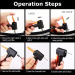 Portable Mini Bike Foot Activated Pump Bicycle Tire Air Pump with Pressure Gauge