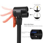 Portable Mini Bike Foot Activated Pump Bicycle Tire Air Pump with Pressure Gauge