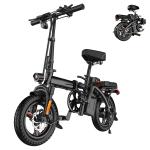 EBKAROCY 14" Folding Electric Bicycle 400W 48V Battery EBike 25mph E-Bike New
