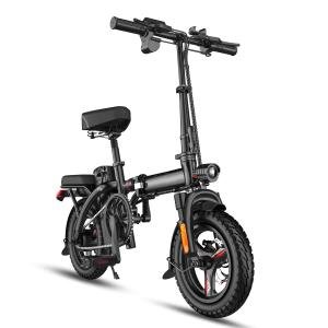 Ebike 400W 48V Electric Folding Bike Bicycle 14" Tire 25mph  E-Bike 48V