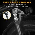 EBKAROCY 14/20" Fat Tire Folding Electric Mountain Bicycle Beach City EBike