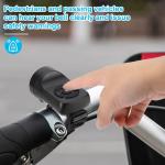 2 PCS Bike Electronic Loud Bell Horn Bicycle Handlebar Ring Bell Cycling Warning