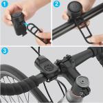 2 PCS Bike Electronic Loud Bell Horn Bicycle Handlebar Ring Bell Cycling Warning