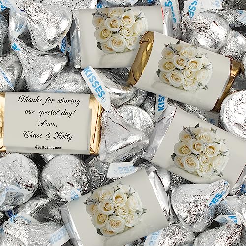 Personalized Floral Wedding Candy Party Favors Set