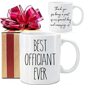 Funny Wedding Officiant Mug for Couples