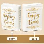 Happy Tears Wedding Tissues - 100 Pack Favors