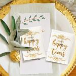 Happy Tears Wedding Tissues - 100 Pack Favors