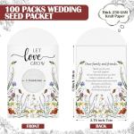 Let Love Grow Seed Packets Wedding Favors