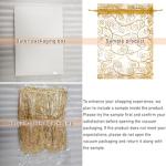 Gold Sheer Organza Gift Bags - 100 Pack