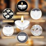 100 Wedding Favor Sets with Mini Candles and Jars