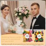 His and Her Favorite Wedding Favor Sticker Set